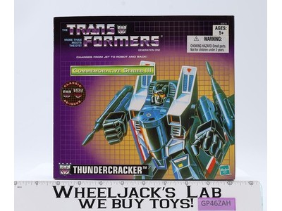 Thundercracker Transformers Commemorative Series Reissue 2002 Hasbro NEW SEALED