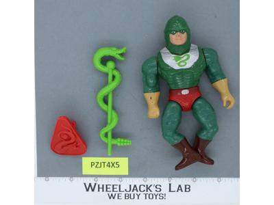 King Hiss 100% Complete He-Man Masters of the Universe MOTU 1986 Mattel Vintage