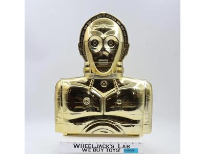 C-3PO Action Figure Storage Case W/ INSERT Star Wars 1983 Kenner Vintage