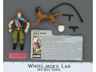 Law & Order V1 100% Complete G.I. Joe 1987 Hasbro Vintage Action Figure