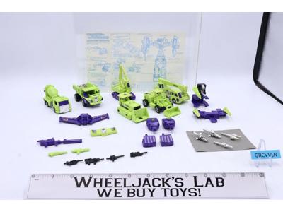 Devastator 100% Complete Vintage 1985 G1 Transformers Hasbro Action Figure