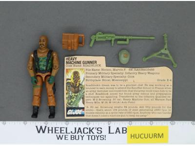 Road Block V1 100% Complete G.I. Joe 1984 Hasbro Vintage Action Figure