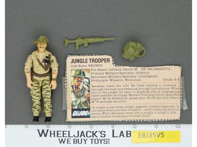Recondo V1 100% Complete G.I. Joe 1984 Hasbro Vintage Action Figure