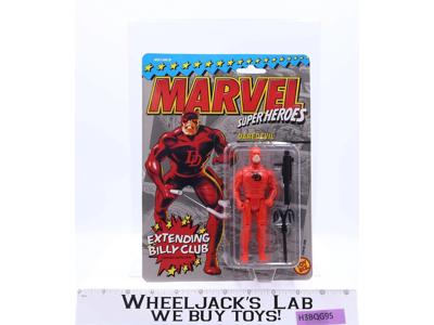 Daredevil W/Extending Billy Club Marvel Super Heroes 1990 Toy Biz New MOSC
