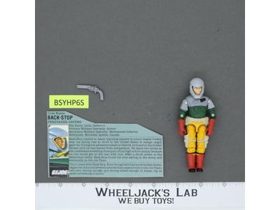 Backstop V1 100% Complete G.I. Joe 1987 Hasbro Vintage Action Figure