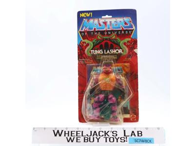 Tung Lashor 4 Back Masters of the Universe MOTU 1985 Mattel Figure NEW SEALED