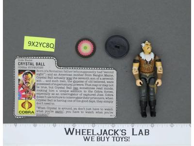 Crystal Ball V1 100% Complete G.I. Joe 1987 Hasbro Vintage Action Figure