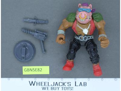 Bebop SOFT HEAD 100% Complete Teenage Mutant Ninja Turtles Playmates 1988 Figure