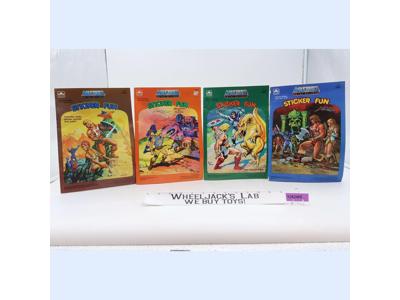 He-Man Masters of the Universe Golden Sticker Fun Books 1983 USED