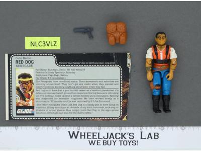Red Dog V1 100% Complete G.I. Joe 1987 Hasbro Vintage Action Figure