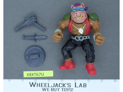 Bebop HARD HEAD 100% Complete Teenage Mutant Ninja Turtles Playmates 1988 Figure