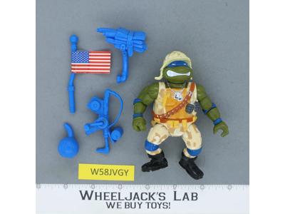 Lieutenant Leo 100% Complete Teenage Mutant Ninja Turtle TMNT 1991 Playmates