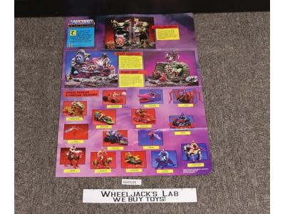 Figure Reference Poster 21x16 MOTU Masters of the Universe 1985 Mattel Vintage