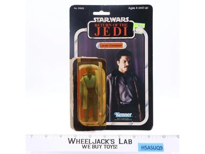 Lando Calrissian Teeth 100% Complete CHINA 65 Back-B Star Wars ROTJ 1983 Kenner