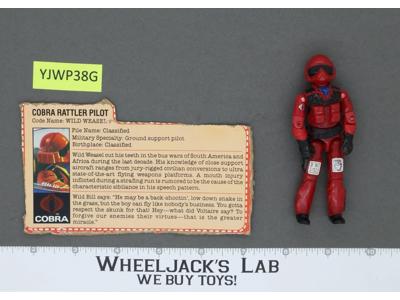 Wild Weasel V1 100% Complete G.I. Joe 1984 Hasbro Vintage Action Figure