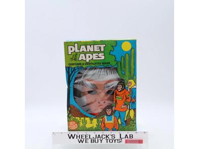Dr. Zaius Planet of the Apes Halloween Costume & Mask w/Box Ben Cooper Kid MED