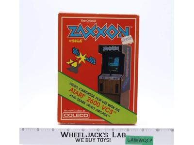 Zaxxon W/ Box + Manual ATARI 2600 1982 Coleco Vintage Game Cartridge