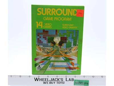 Surround W/ Box + Manual ATARI 2600 1978 Vintage Game Cartridge