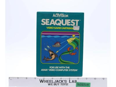 Seaquest W/ Box + Manual ATARI 2600 1983 Activision Vintage Game Cartridge