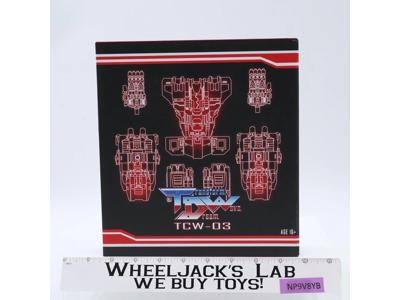 TCW-03 Upgrade Kit Third Party Transform Dreamwave Action Figure NEW SEALED