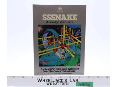 Sssnake W/ Box + Manual ATARI 2600 1982 Data Age Vintage Game Cartridge