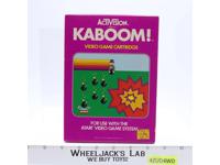 Kaboom W/ Box + Manual ATARI 2600 1981 Activision Game Cartridge
