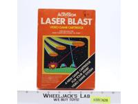 Laser Blast W/ Box + Manual ATARI 2600 1981 Activision Game Cartridge