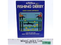Fishing Derby W/ Box + Manual ATARI 2600 1980 Activision Game Cartridge