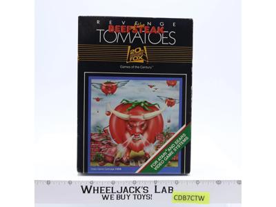 Revenge of the Beefsteak Tomatoes W/ Box + Manual ATARI 2600 1982 Game Cartridge