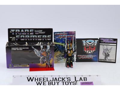 Kickback 100% Complete W/Box 1985 Vintage Hasbro G1 Transformers Action Figure