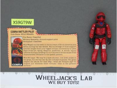 Wild Weasel V1 100% Complete G.I. Joe 1984 Hasbro Vintage Action Figure