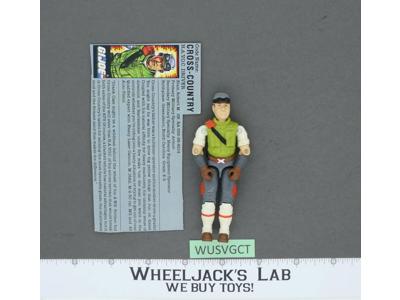 Cross Country V1 100% Complete G.I. Joe 1986 Hasbro Vintage Action Figure