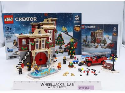 #10263 Winter Village Fire Station 100% Complete W/ Box Expert Creator 2018 Lego