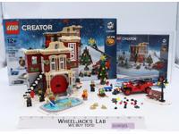#10263 Winter Village Fire Station 100% Complete W/ Box Expert Creator 2018 Lego