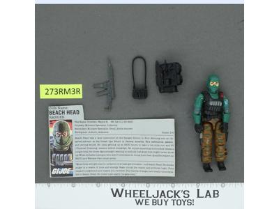 Beach Head V1 100% Complete G.I. Joe 1986 Hasbro Vintage Action Figure