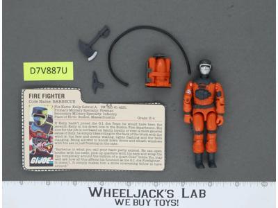 Barbecue V1 100% Complete G.I. Joe 1985 Hasbro Vintage Action Figure