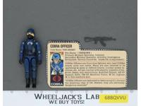 Cobra Officer V1.5 Swivel Arms 100% Complete G.I. Joe 1983 Hasbro Vintage Figure
