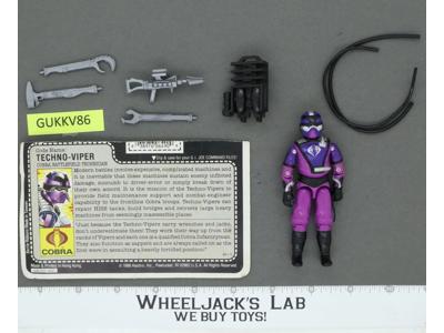 Techno-Viper V1 100% Complete 1987 G.I. Joe Hasbro Vintage Action Figure