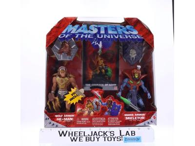 Wolf Armor He-man Vs Snake Armor Skeletor Masters Of The Universe Mattel NEW