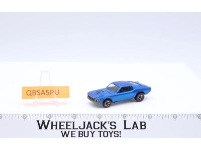 Custom Mustang Blue 1968 Redline Hot Wheels Mattel Vintage RL