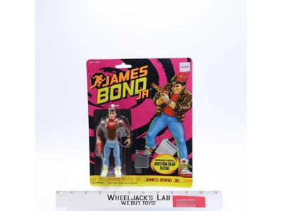 James Bond Jr Spring Fired Feature 1991 Hasbro Action Figure NEW MISB SEALED