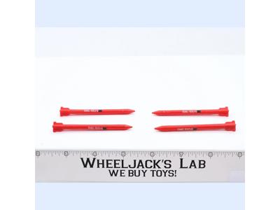 Cobra FANG Missiles x4 1983 GI Joe Hasbro Vintage Action Figure Vehicle