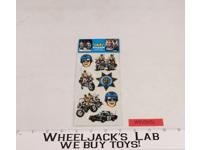 1980 Chips Police TV Show Puffy Stickers, SEALED