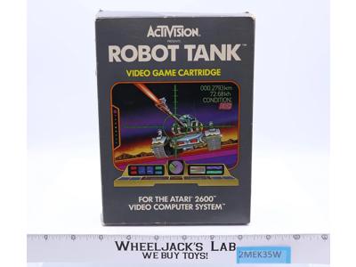 Robot Tank W/ Box + Manual ATARI 2600 1983 Activision Vintage Game Cartridge