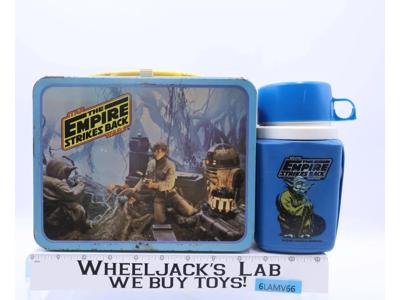 Star Wars The Empire Strikes Back Metal Lunch Box W/Thermos 1980 Vintage