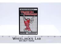 Chromedome Action Figure Instruction Manual Booklet 1987 Hasbro G1 Transformers