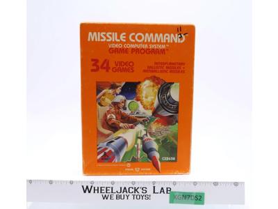 Missile Command W/ Box + Manual ATARI 2600 1980 Game Cartridge