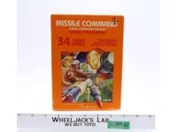 Missile Command W/ Box + Manual ATARI 2600 1980 Game Cartridge