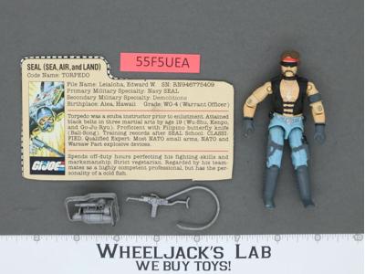 Torch V1 100% Complete G.I. Joe 1985 Hasbro Vintage Action Figure
