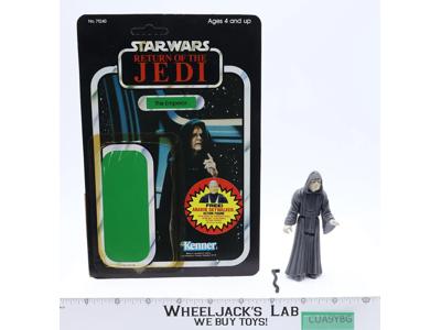 Emperor Palpatine 100% Complete 79 Back-B Star Wars 1984 Kenner Figure NO REPRO